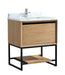 Laviva | Alto 30" California White Oak Bathroom Vanity with White Carrara Marble Countertop Laviva - Vanities Laviva   