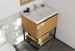 Laviva | Alto 30" California White Oak Bathroom Vanity with White Carrara Marble Countertop Laviva - Vanities Laviva   