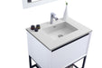 Laviva | Alto 30" White Bathroom Vanity with Matte White VIVA Stone Solid Surface Countertop Laviva - Vanities Laviva   