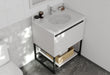 Laviva | Alto 30" White Bathroom Vanity with Pure White Phoenix Stone Countertop Laviva - Vanities Laviva   