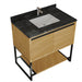 Laviva | Alto 36" California White Oak Bathroom Vanity with Black Wood Marble Countertop Laviva - Vanities Laviva   