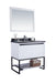 Laviva | Alto 36" White Bathroom Vanity with Black Wood Marble Countertop Laviva - Vanities Laviva   