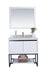 Laviva | Alto 36" White Bathroom Vanity with White Carrara Marble Countertop Laviva - Vanities Laviva   