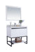 Laviva | Alto 36" White Bathroom Vanity with White Carrara Marble Countertop Laviva - Vanities Laviva   