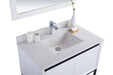 Laviva | Alto 36" White Bathroom Vanity with White Quartz Countertop Laviva - Vanities Laviva   