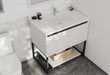 Laviva | Alto 36" White Bathroom Vanity with White Quartz Countertop Laviva - Vanities Laviva   