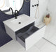 Laviva | Vitri 30" Cloud White Bathroom Vanity with VIVA Stone Matte White Solid Surface Countertop Laviva - Vanities Laviva   