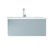 Laviva | Vitri 36" Fossil Grey Bathroom Vanity with VIVA Stone Matte White Solid Surface Countertop Laviva - Vanities Laviva   