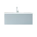 Laviva | Vitri 42" Fossil Grey Bathroom Vanity with VIVA Stone Matte White Solid Surface Countertop Laviva - Vanities Laviva   