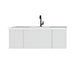 Laviva | Vitri 48" Cloud White Bathroom Vanity with VIVA Stone Matte White Solid Surface Countertop Laviva - Vanities Laviva   