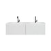 Laviva | Vitri 60" Cloud White Double Sink Bathroom Vanity with VIVA Stone Matte White Solid Surface Countertop Laviva - Vanities Laviva   