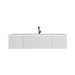 Laviva | Vitri 72" Cloud White Single Sink Bathroom Vanity with VIVA Stone Matte White Solid Surface Countertop Laviva - Vanities Laviva   