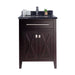 Laviva | Wimbledon 24" Brown Bathroom Vanity with Black Wood Marble Countertop Laviva - Vanities Laviva   