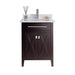 Laviva | Wimbledon 24" Brown Bathroom Vanity with White Quartz Countertop Laviva - Vanities Laviva   