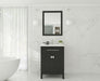 Laviva | Wimbledon 24" Espresso Bathroom Vanity with Matte White VIVA Stone Solid Surface Countertop Laviva - Vanities Laviva   