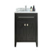 Laviva | Wimbledon 24" Espresso Bathroom Vanity with White Carrara Marble Countertop Laviva - Vanities Laviva   