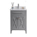 Laviva | Wimbledon 24" Grey Bathroom Vanity with White Quartz Countertop Laviva - Vanities Laviva   