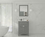 Laviva | Wimbledon 24" Grey Bathroom Vanity with White Quartz Countertop Laviva - Vanities Laviva   