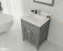 Laviva | Wimbledon 24" Grey Bathroom Vanity with White Quartz Countertop Laviva - Vanities Laviva   