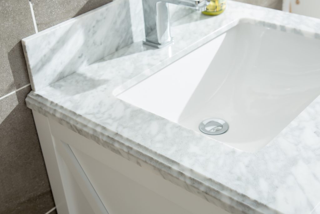 Laviva | Wimbledon 24" White Bathroom Vanity with White Carrara Marble Countertop Laviva - Vanities Laviva   