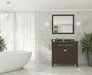 Laviva | Wimbledon 36" Brown Bathroom Vanity with Black Wood Marble Countertop Laviva - Vanities Laviva   