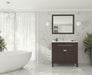 Laviva | Wimbledon 36" Brown Bathroom Vanity with White Carrara Marble Countertop Laviva - Vanities Laviva   