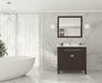 Laviva | Wimbledon 36" Brown Bathroom Vanity with White Quartz Countertop Laviva - Vanities Laviva   