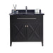 Laviva | Wimbledon 36" Espresso Bathroom Vanity with Black Wood Marble Countertop Laviva - Vanities Laviva   