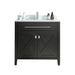 Laviva | Wimbledon 36" Espresso Bathroom Vanity with White Carrara Marble Countertop Laviva - Vanities Laviva   