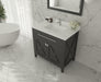 Laviva | Wimbledon 36" Espresso Bathroom Vanity with White Quartz Countertop Laviva - Vanities Laviva   