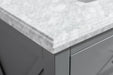 Laviva | Wimbledon 36" Grey Bathroom Vanity with White Carrara Marble Countertop Laviva - Vanities Laviva   