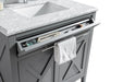 Laviva | Wimbledon 36" Grey Bathroom Vanity with White Carrara Marble Countertop Laviva - Vanities Laviva   