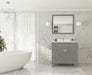 Laviva | Wimbledon 36" Grey Bathroom Vanity with White Quartz Countertop Laviva - Vanities Laviva   