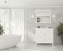 Laviva | Wimbledon 36" White Bathroom Vanity with White Carrara Marble Countertop Laviva - Vanities Laviva   