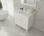 Laviva | Wimbledon 36" White Bathroom Vanity with White Quartz Countertop Laviva - Vanities Laviva   