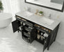 Laviva | Wimbledon 60" Espresso Double Sink Bathroom Vanity with White Carrara Marble Countertop Laviva - Vanities Laviva   