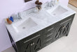 Laviva | Wimbledon 60" Espresso Double Sink Bathroom Vanity with White Carrara Marble Countertop Laviva - Vanities Laviva   