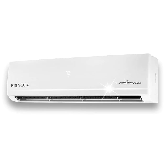 Pioneer | Hyperformance 12,000 BTU Ductless Mini Split Inverter, Wi-Fi, Air Conditioner Hyper Heat Pump Full Set 230V Pioneer - Mini-Split, Inverter, AC, and Heat Pump Pioneer   