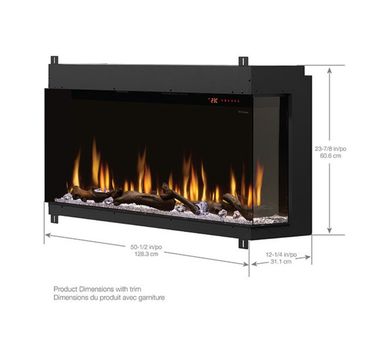 Dimplex | IgniteXL Bold 50" Deep Built-in Linear Electric Fireplace Dimplex Dimplex   