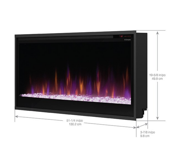 Dimplex | 50" Multi-Fire Slim Built-in Linear Electric Fireplace Dimplex Dimplex   