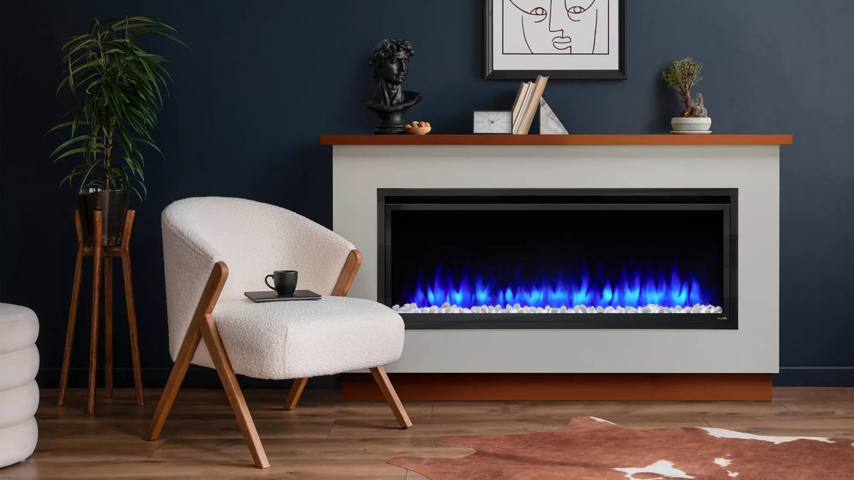 Simplifire | Allusion Platinum 72" Electric Fireplace Simplifire - Electric Fireplace Simplifire   