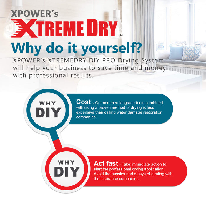 XPOWER | XTREMEDRY® Mojave Complete DIY Pro-Drying System XPOWER - XTREMEDRY PACKAGES XPOWER   