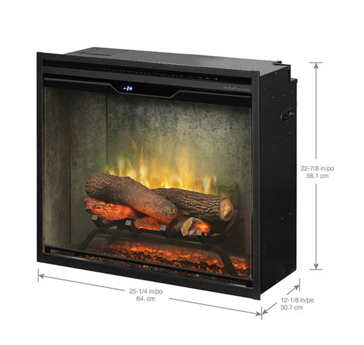 Dimplex | Revillusion 24" Built-In Firebox, Weathered Grey Dimplex Dimplex   