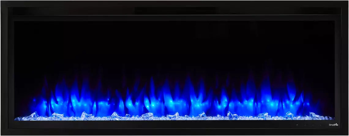 Simplifire | Allusion Platinum 72" Electric Fireplace Simplifire - Electric Fireplace Simplifire   