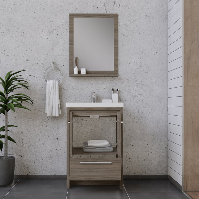 Alya Bath | Sortino 24" Modern Bathroom Vanity in Gray (Free Standing) Alya Bath - Vanities Alya Bath   