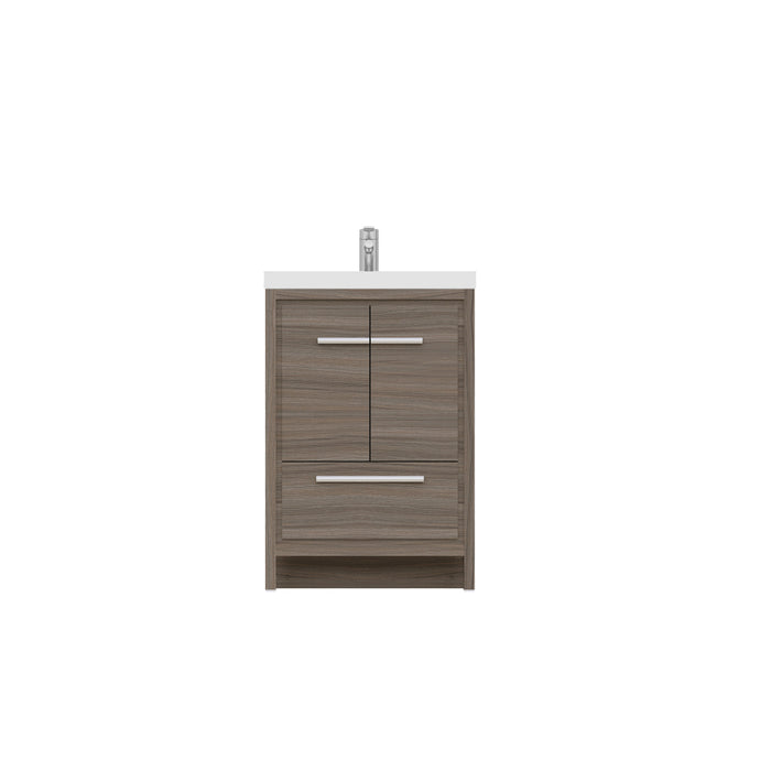 Alya Bath | Sortino 24" Modern Bathroom Vanity in Gray (Free Standing) Alya Bath - Vanities Alya Bath   