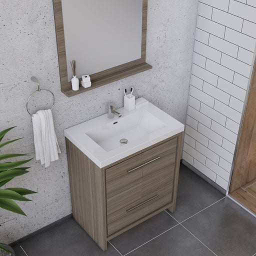 Alya Bath | Sortino 30" Modern Bathroom Vanity in Gray (Free Standing) Alya Bath - Vanities Alya Bath   