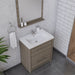 Alya Bath | Sortino 30" Modern Bathroom Vanity in Gray (Free Standing) Alya Bath - Vanities Alya Bath   