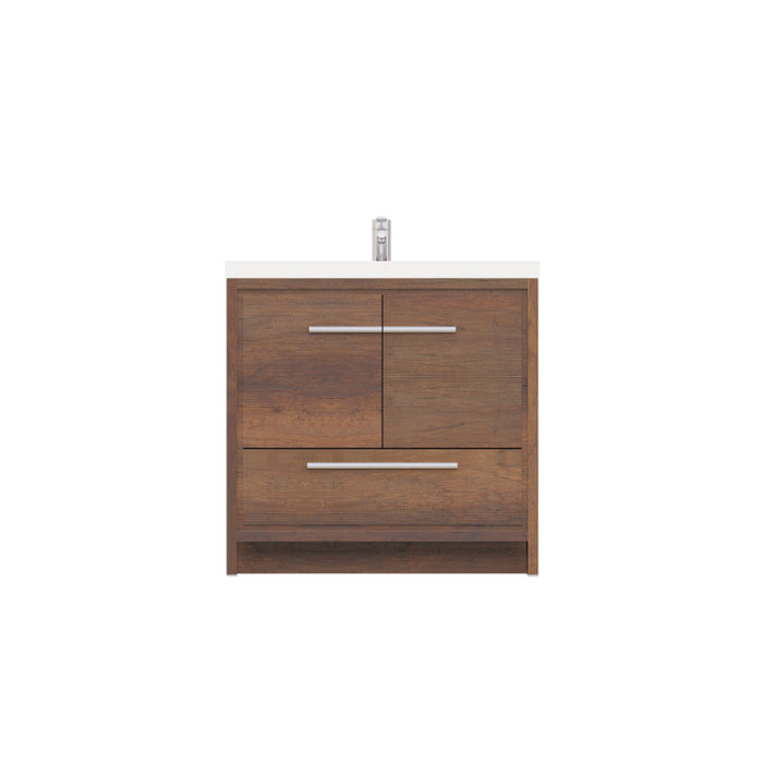 Alya Bath | Sortino 36" Modern Bathroom Vanity in Rosewood (Free Standing) Alya Bath - Vanities Alya Bath   