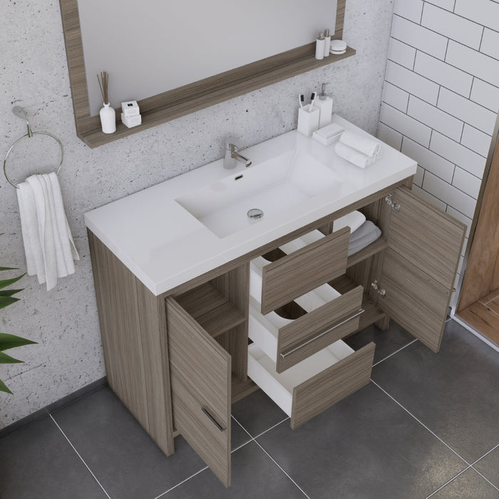 Alya Bath | Sortino 48" Modern Bathroom Vanity in Gray (Free Standing) Alya Bath - Vanities Alya Bath   